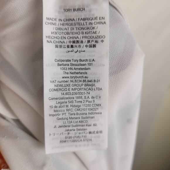 Tory Burch Louisa 100% silk floral pleated ruffled hem midi skirt Sz 6 feminine - Picture 11 of 13